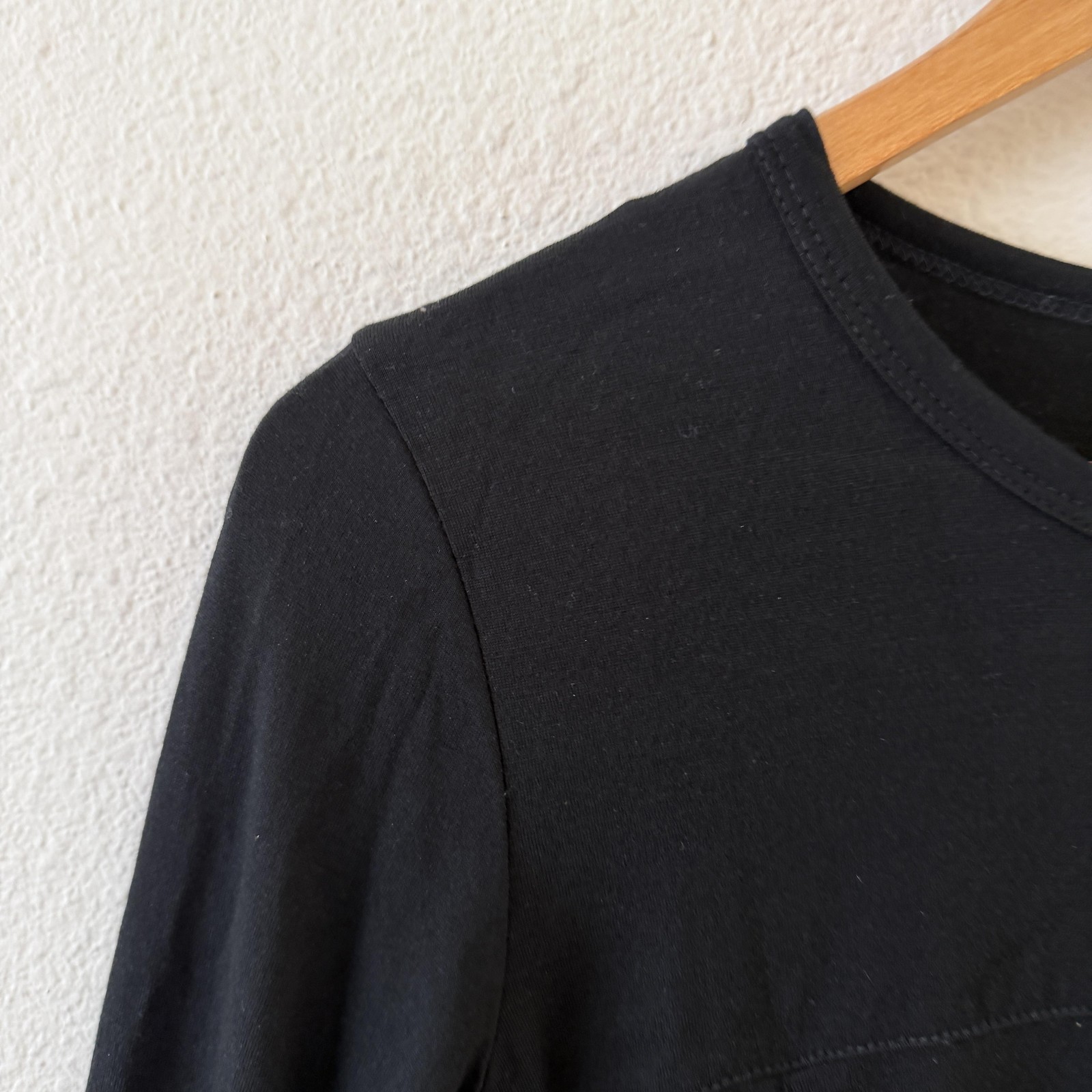 Icebreaker Merino Wool Base Layer Womens L Black Long Sleeve Outdoor Hiking Top