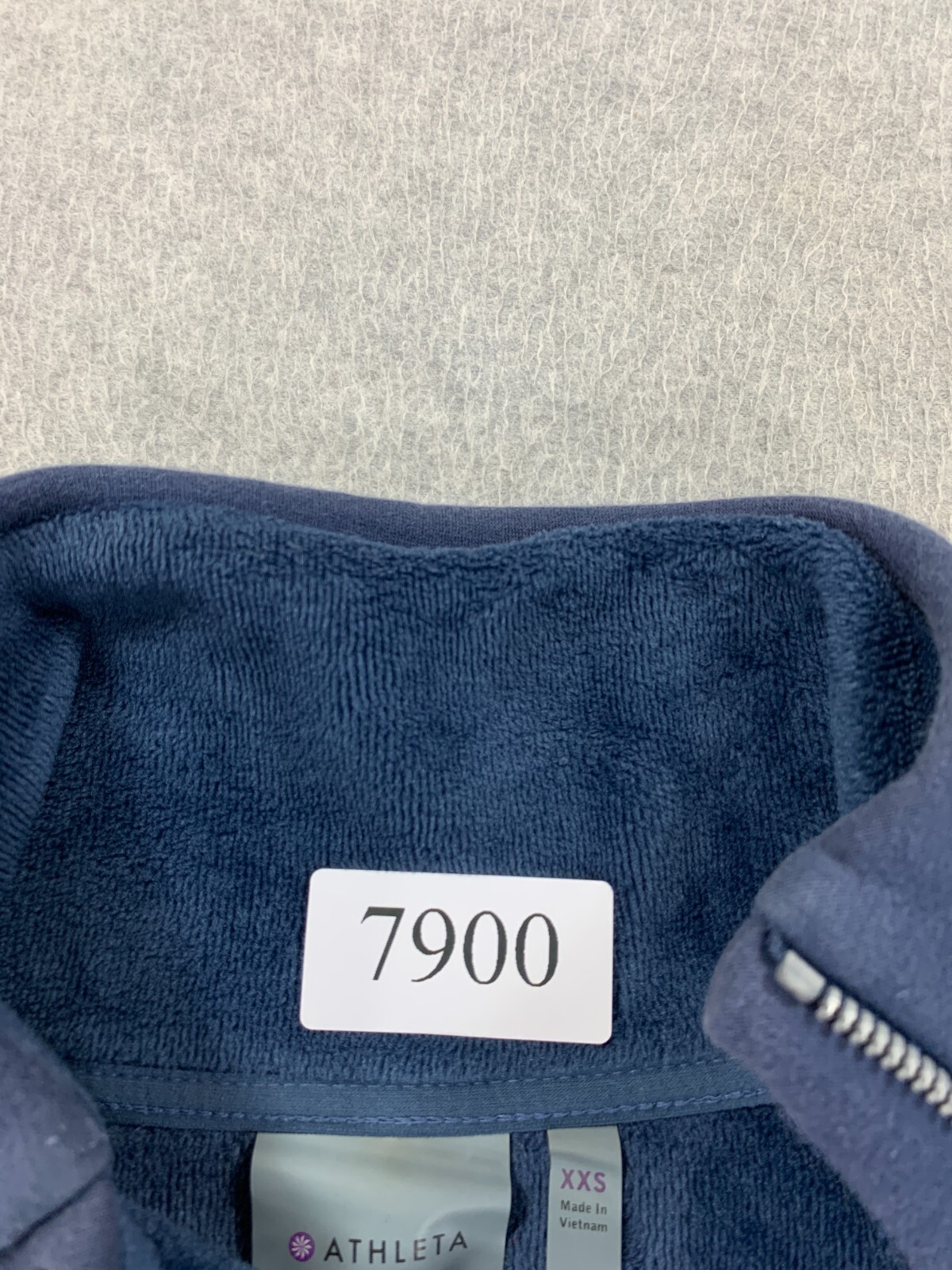 Athleta Cotton/Poly Blend Athletic Pullover (Women’s XX-Small) Blue