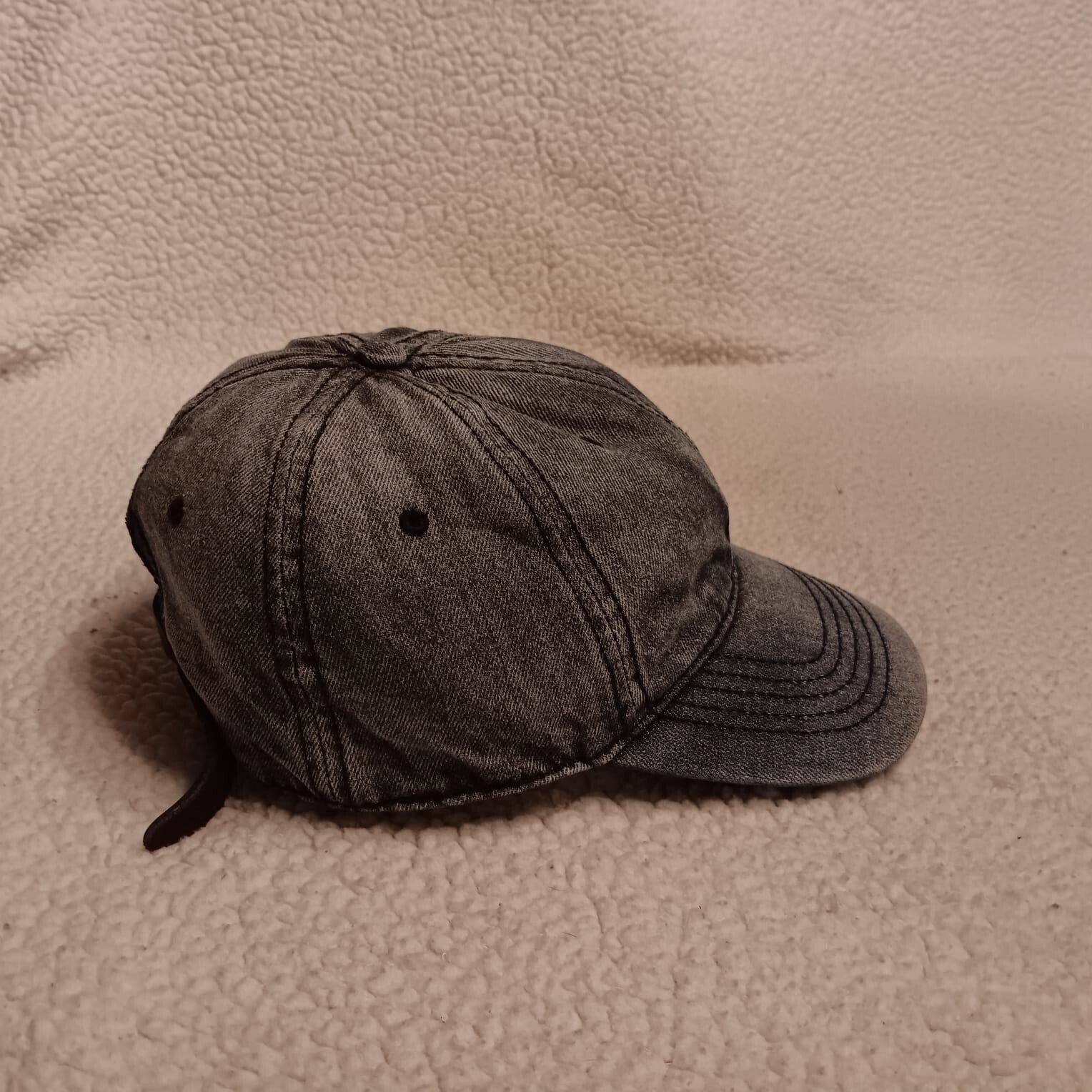 Blue Denim Dad Hat OSFM Cotton Washed Solid Plain Polo Style Baseball Ball Cap