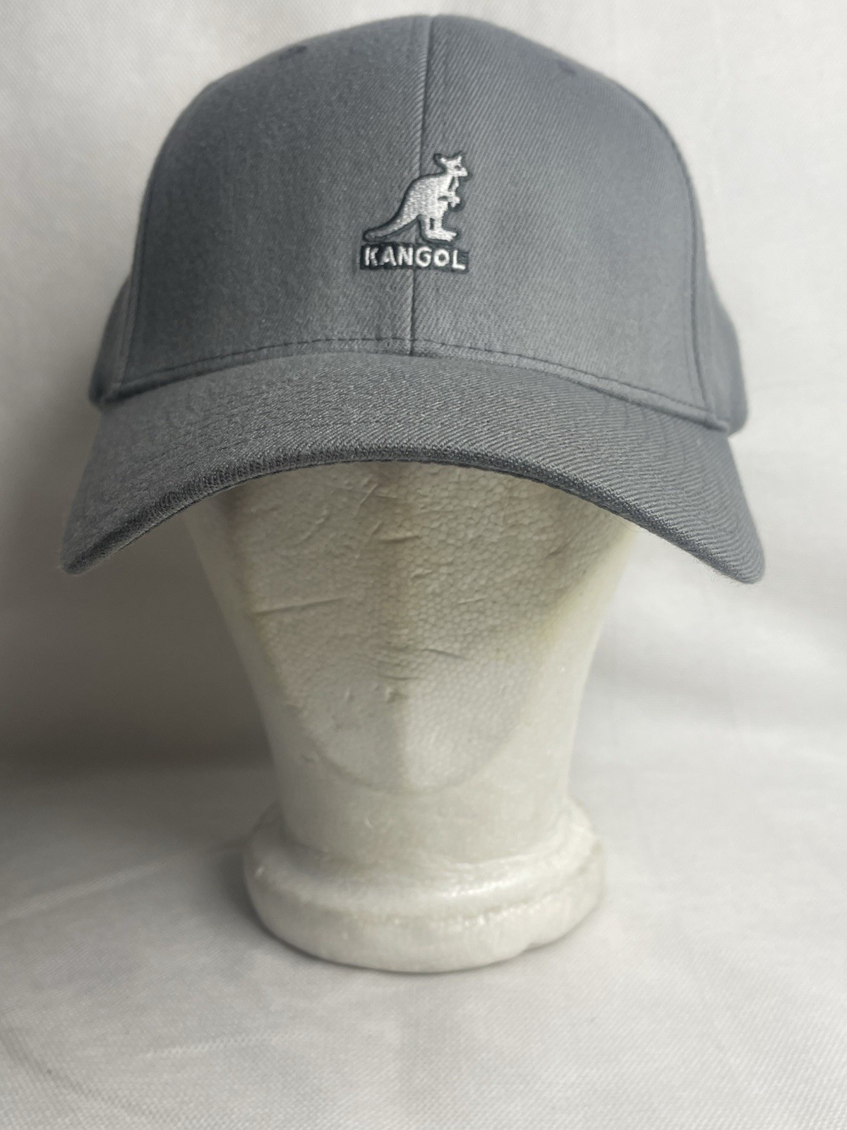 Vintage Kangol Blue Wool Blend Flexfit Baseball Cap Solid Gray Flexfit Size L/XL