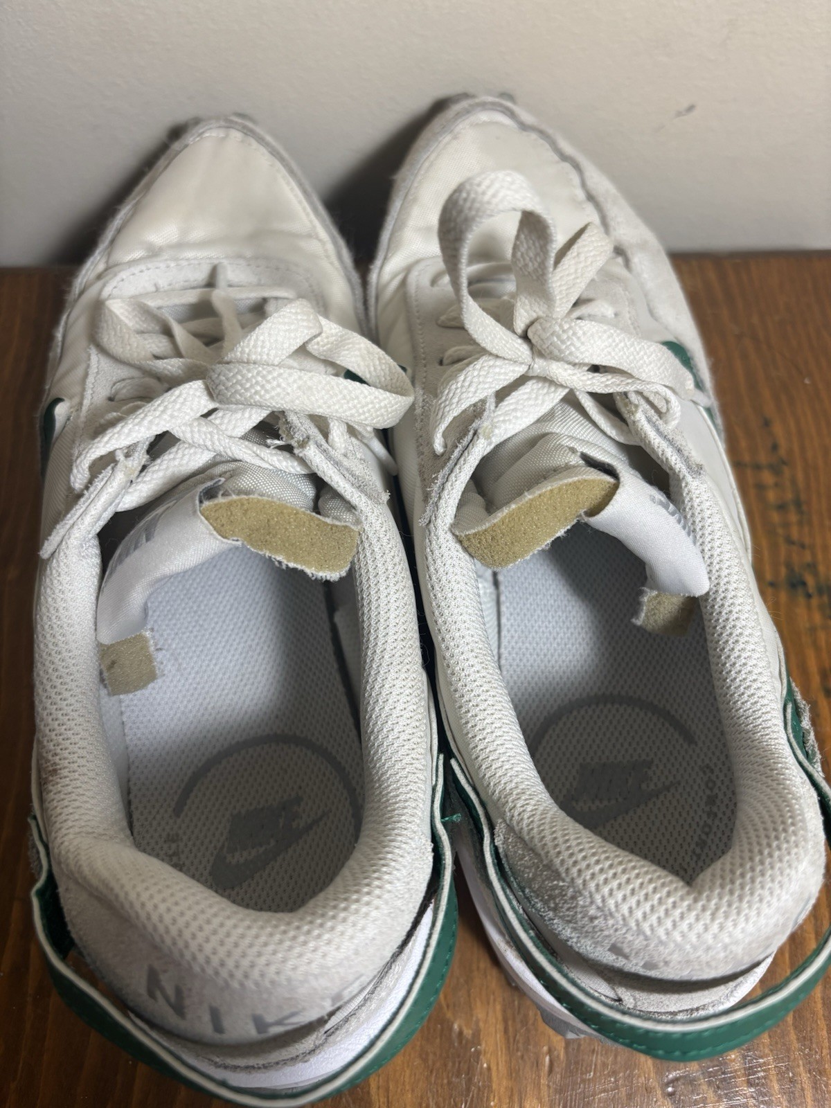 Size 9 Nike Waffle Debut White Malachite Green Shoes FQ8890-100