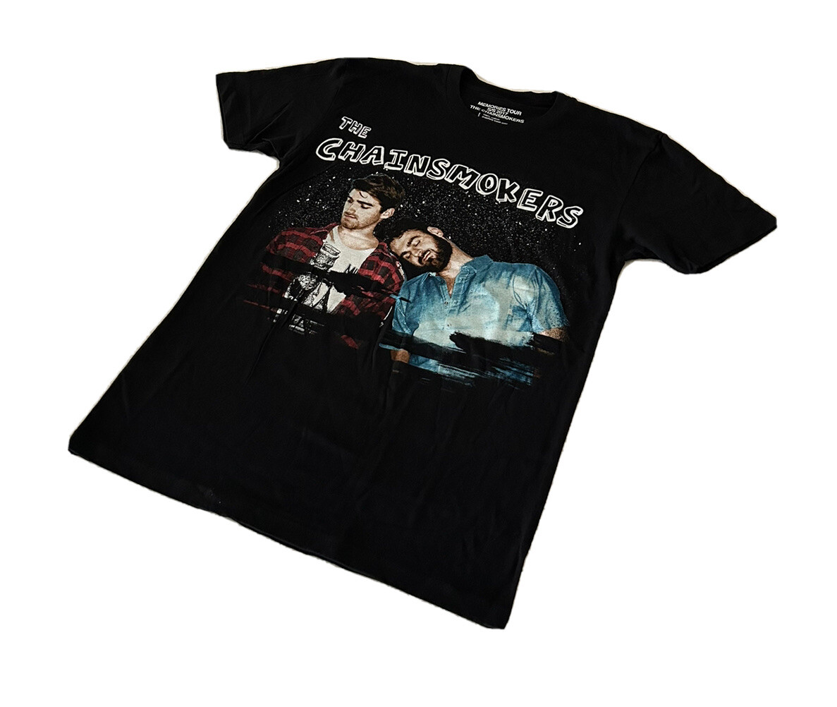 THE CHAINSMOKERS Memories… Do Not Open 2017 Tour T-Shirt 2XL Electronic Pop