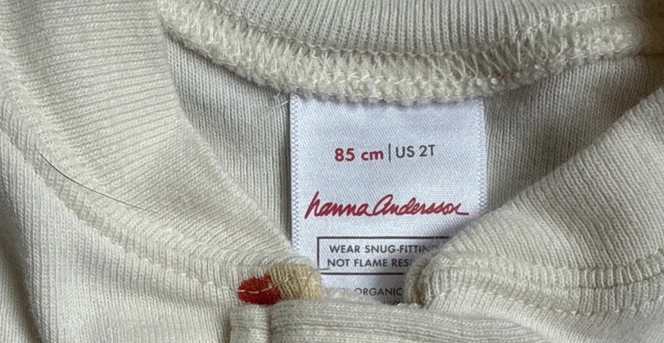 Hanna Andersson Sleeper Gender Neutral 2T Organic Cotton Preowned Excellent Duck