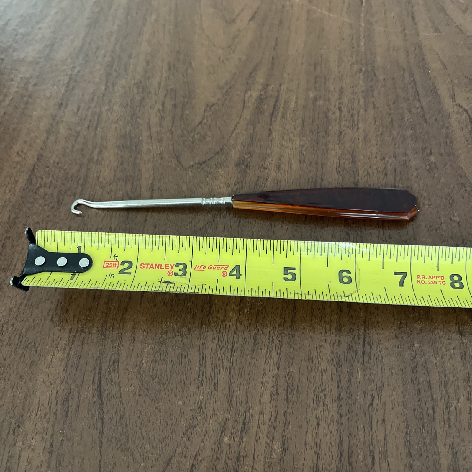 Antique Shoe Button Hook Celluloid
