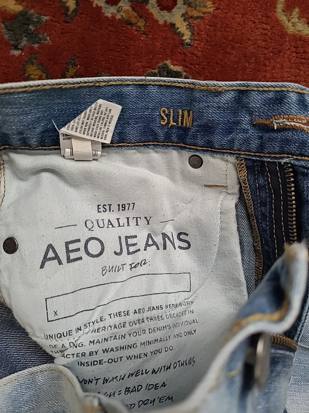 Y2k American Eagle Jeans Men’s Size 30×30 Next Level Flex Blue Light Wash