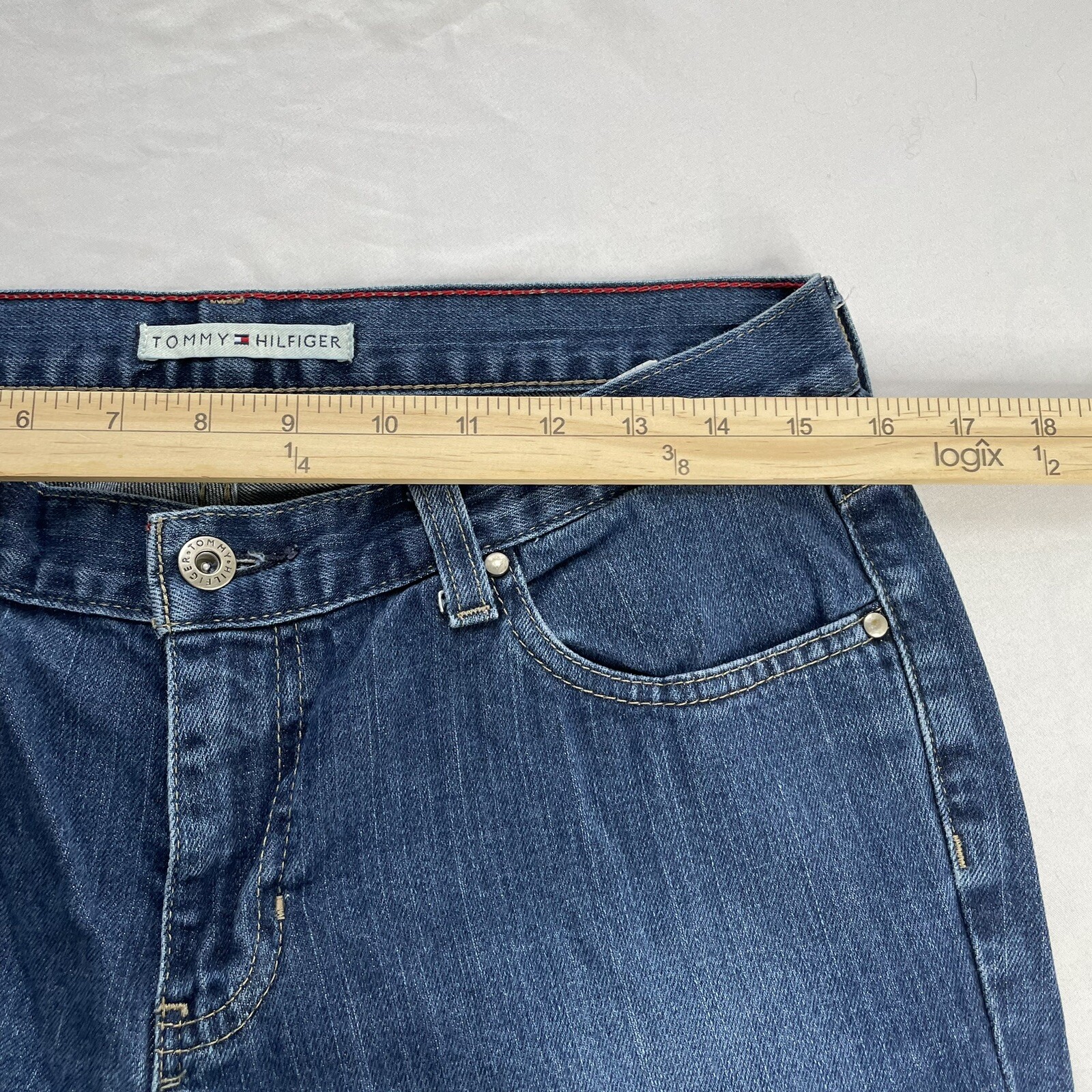 Tommy Hilfiger Jeans Bootcut Cotton Blend Denim Blue Women’s Sz. 8 Reg.