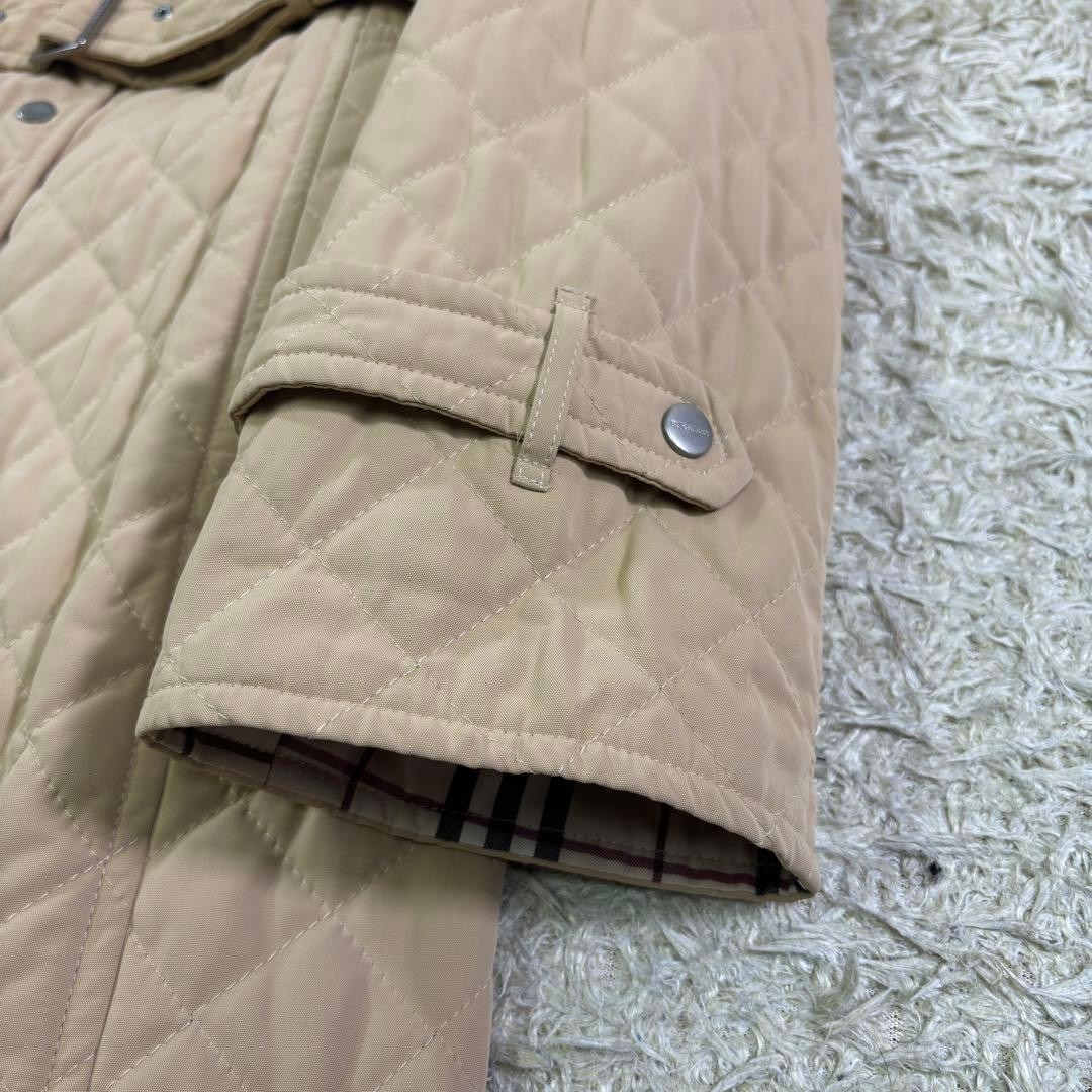 Burberry London Nova check belt quilting jacket coat