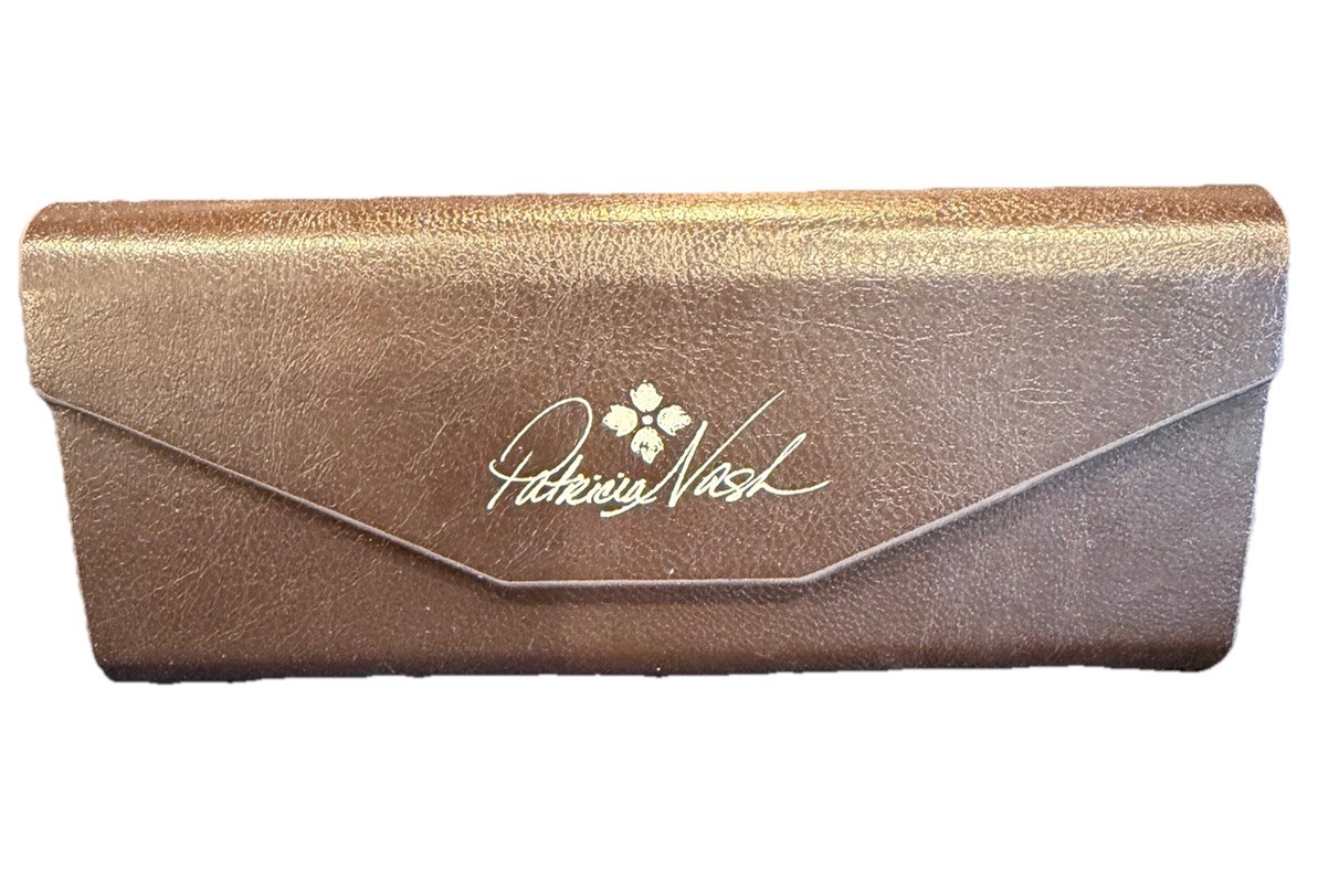 Patricia Nash Trifold Glasses Case, Sunglasses Case, NWOT, Brown