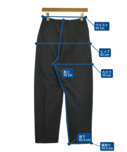 MIESROHE Slacks Charcoal Gray 0(Approx. XS) 2200696829079