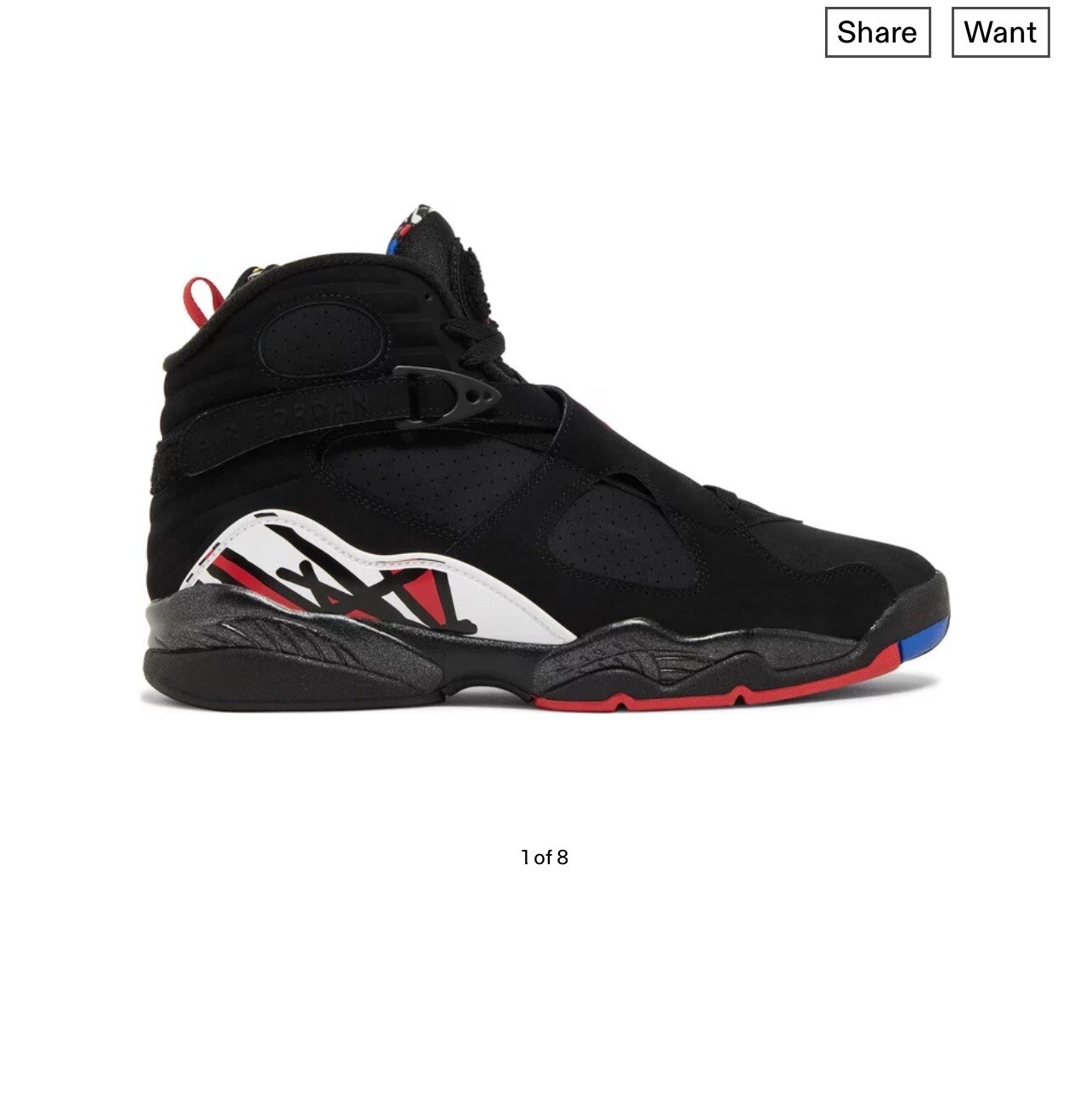 Size 13 – Jordan 8 Retro Mid Playoff