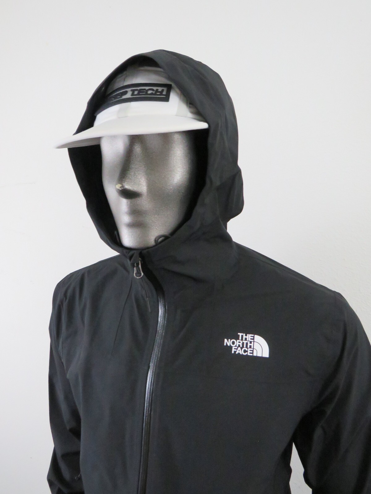 Mens North Face Active Stretch Rain Shell Dryvent Waterproof Hoodie Jacket Black