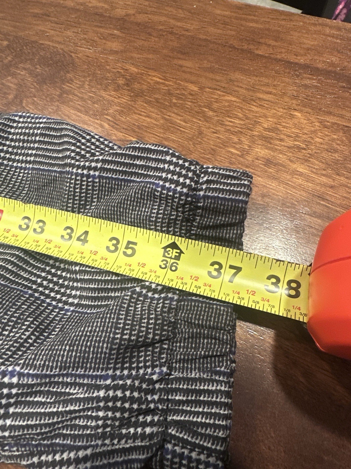 American Eagle Joggers Large Checkered Gray Casual Outdoor Active Unisex Pants