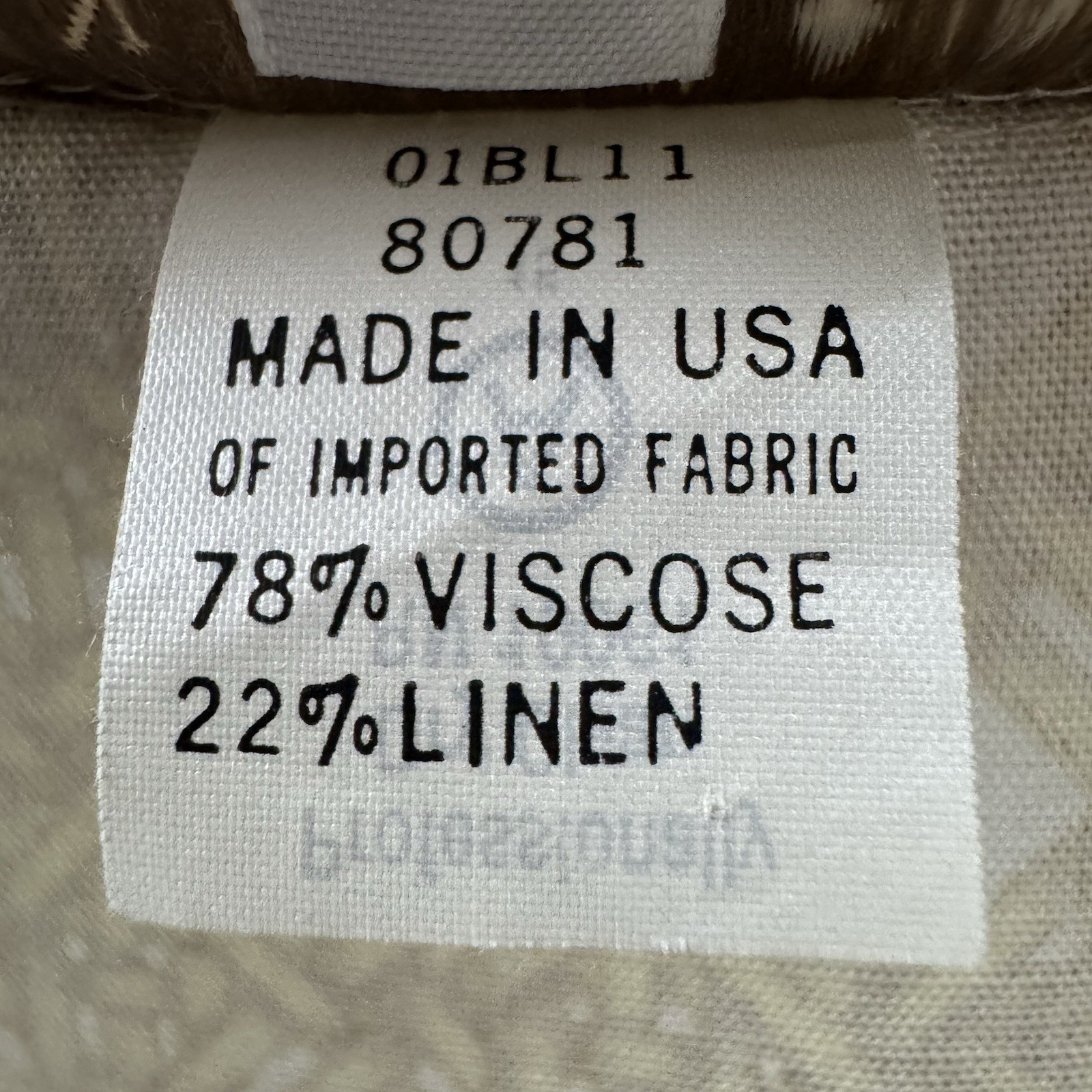 Doncaster Linen Blend Skirt Suit Set 2pc Tan Geometric Jacket Dress 12