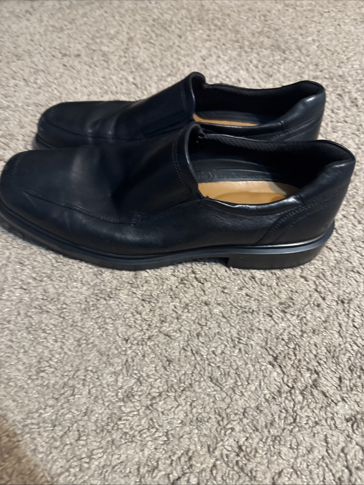 Ecco Helsinki 2 Mens Black Slip On Size 12 Mens US EU 46