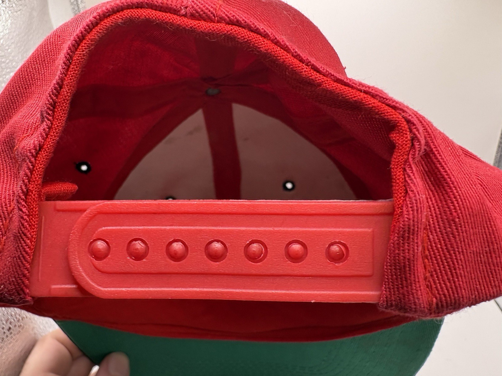 Vintage 90s MTV Beavis and Butt Head Snapback Hat Red Black Green Underbrim VTG