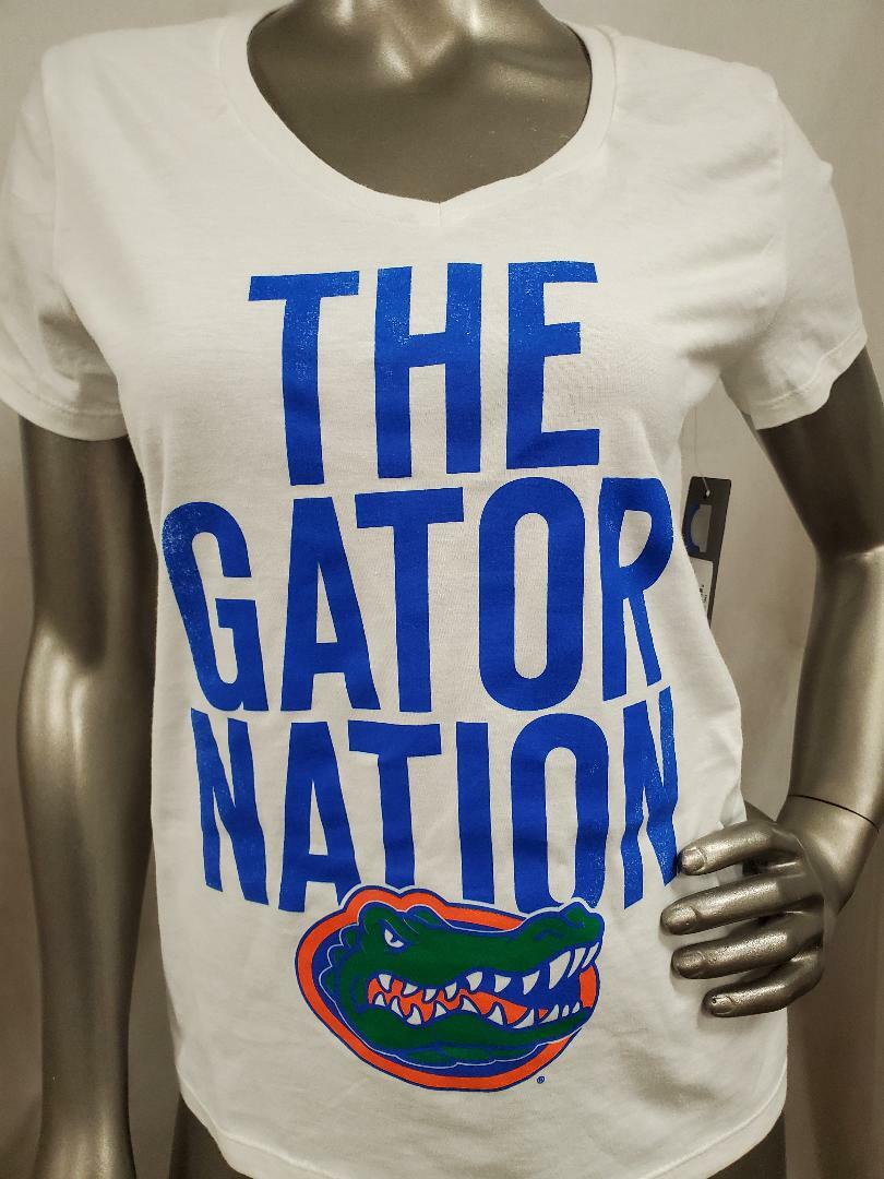 RUSSELL FLORIDA GATORS “THE GATOR NATION” WOMEN’S SHIRT ASST SIZES #12