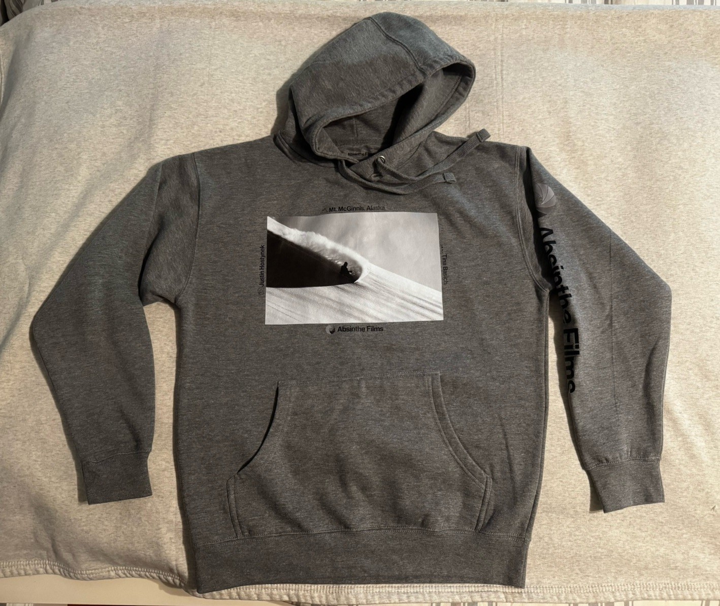 Men’s Large Snowboarding Hoody – Absinthe Films Tina Basich
