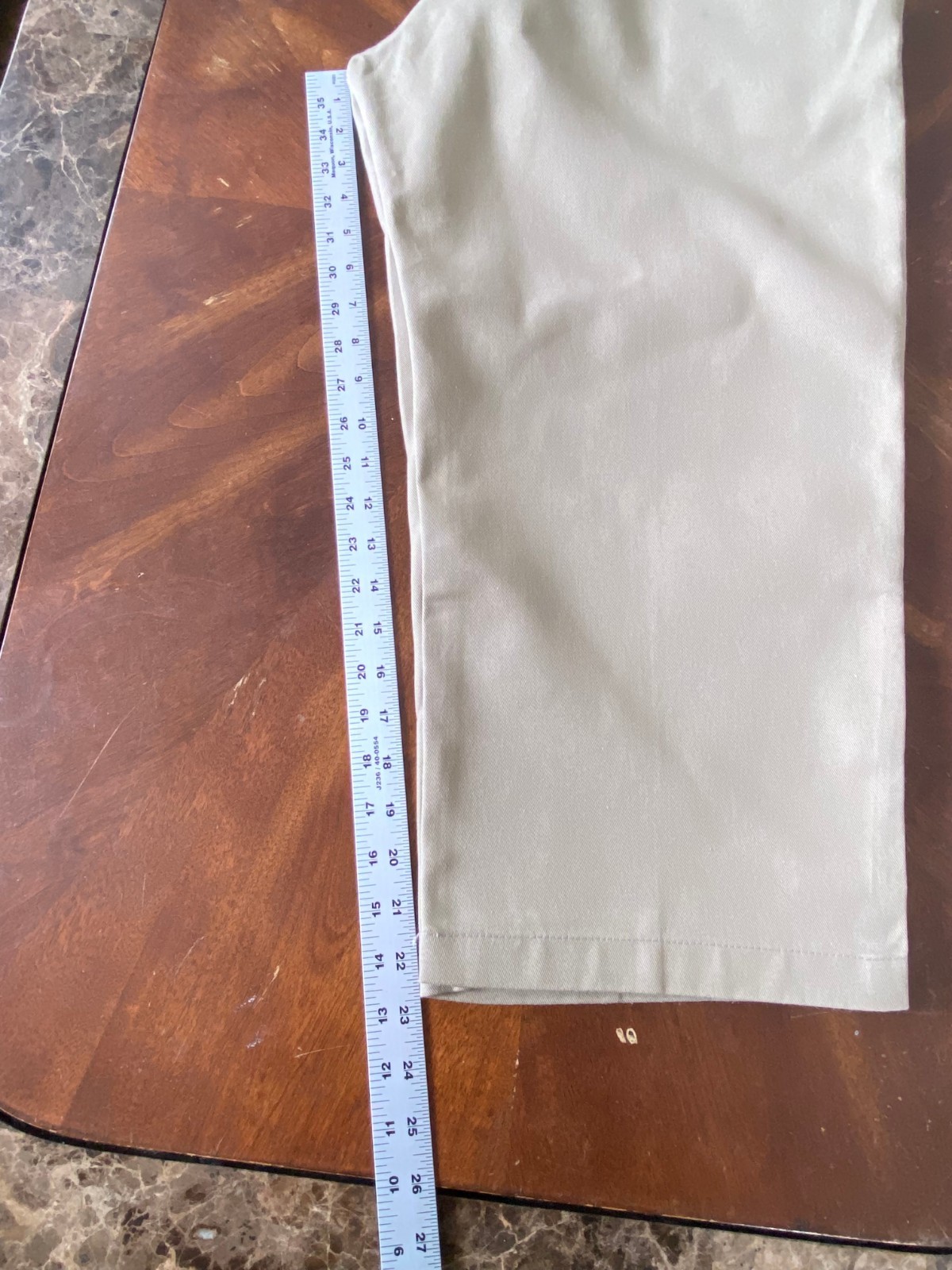 Cropped DICKIES Original 874 Khaki Work Pants 36×23 (Altered inseam length)