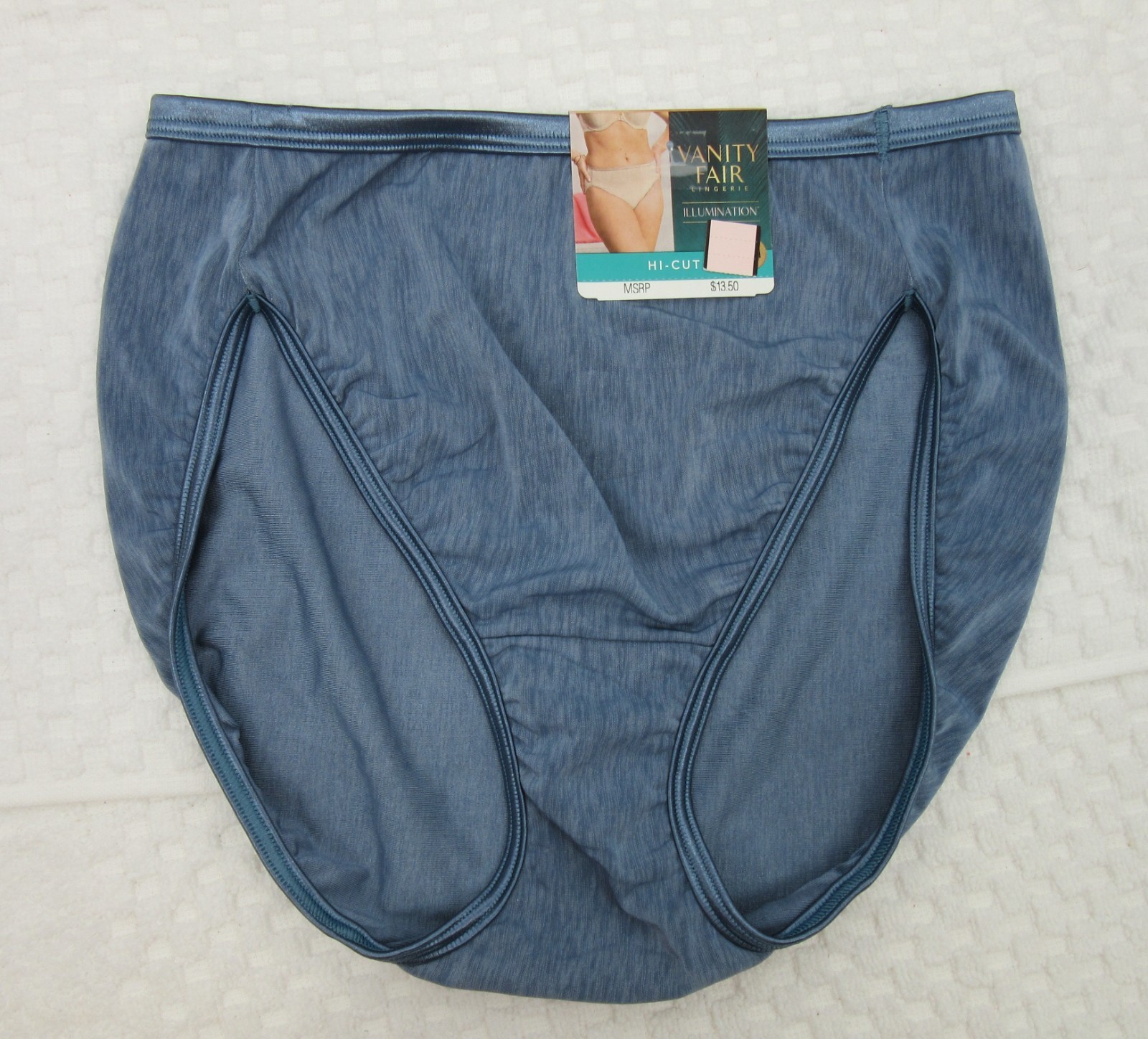 NWT set/3 VANITY FAIR ILLUMINATION HI CUT 13108 STEEL BLUE PARADISE COSMO GARDEN