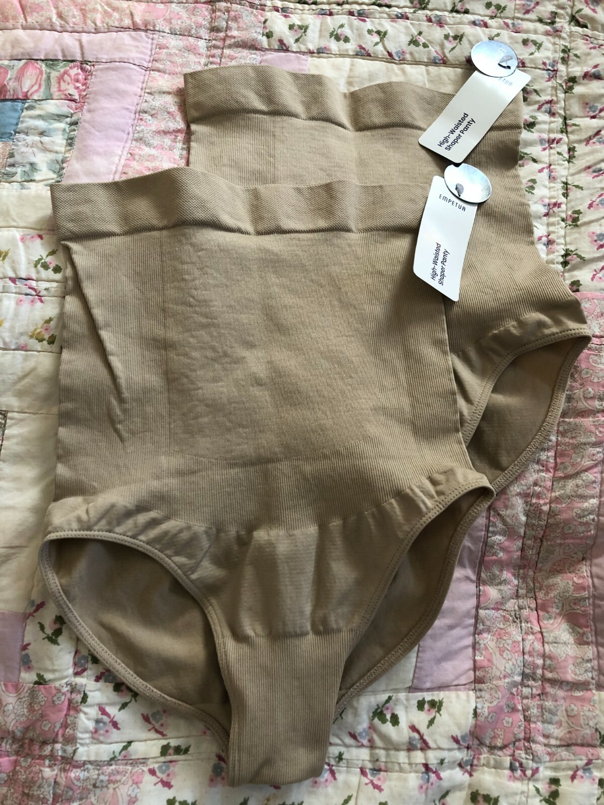 NEW WOMENS EMPETUA HIGH WAISTED SHAPER PANTY UNDERWEAR NWT S