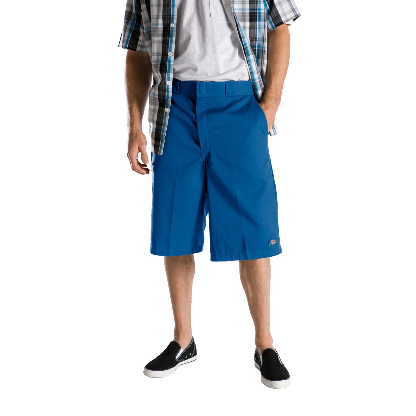 DICKIES Men 13″ SHORT Uniform School Work ALL COLORS CELL Phone Pocket 42283