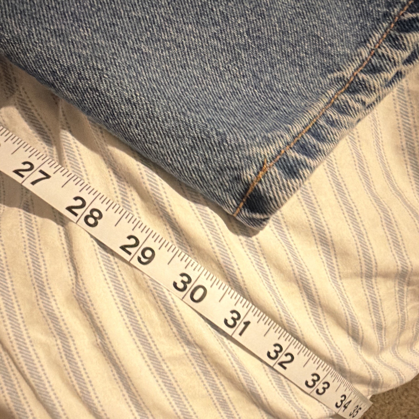 VTG Levi’s 505 34×30 Regular Fit Straight Leg Blue Denim Jeans Made in USA 00s