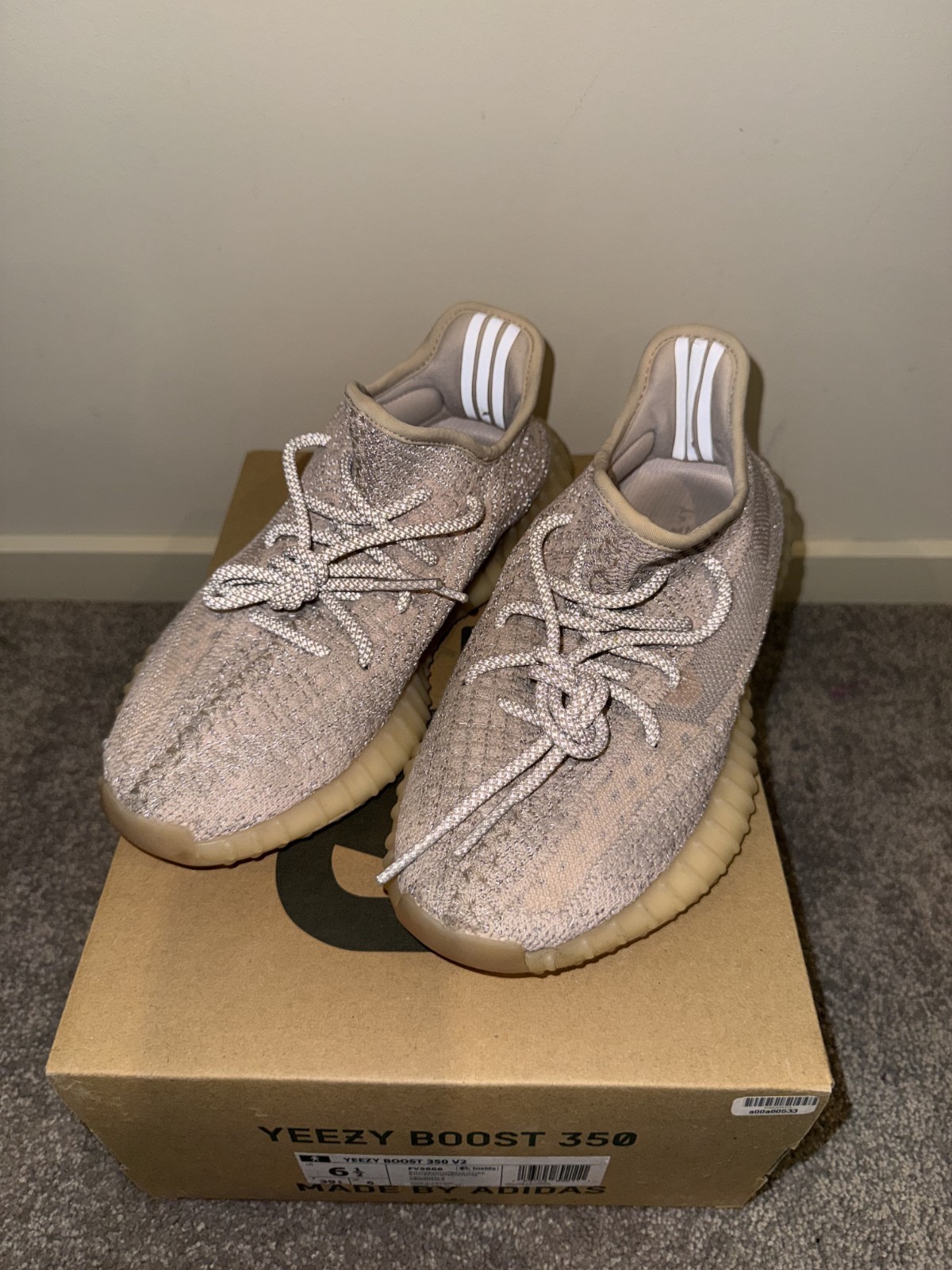adidas YEEZY Boost 350 V2 “Synth Reflective” sneakers EU39 1/3 US6.5