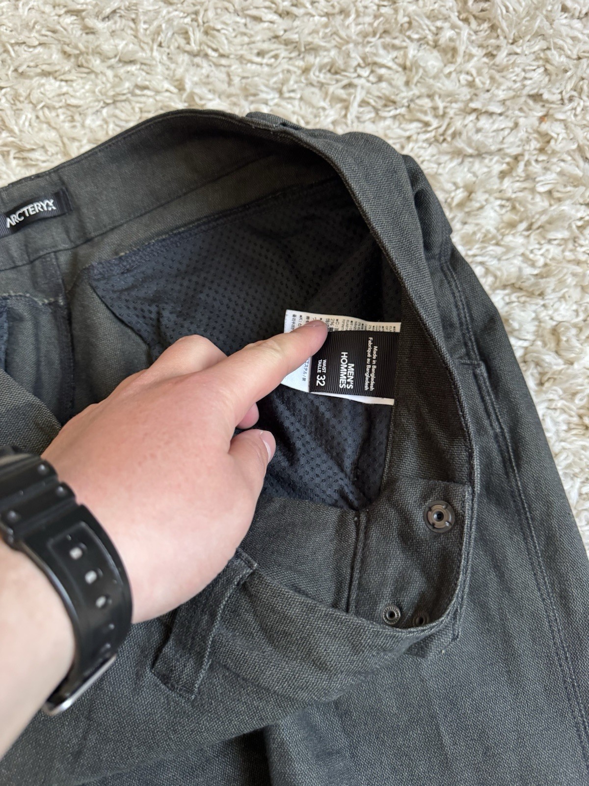 Arc’teryx Tracking Pants Outdoor Life Gorpcore 32 SIZE