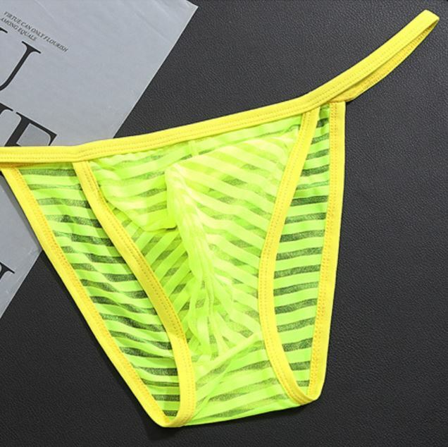 Men’s Thongs Briefs Underwear Mini G-string Bulge Pouch Bikinis Underpants