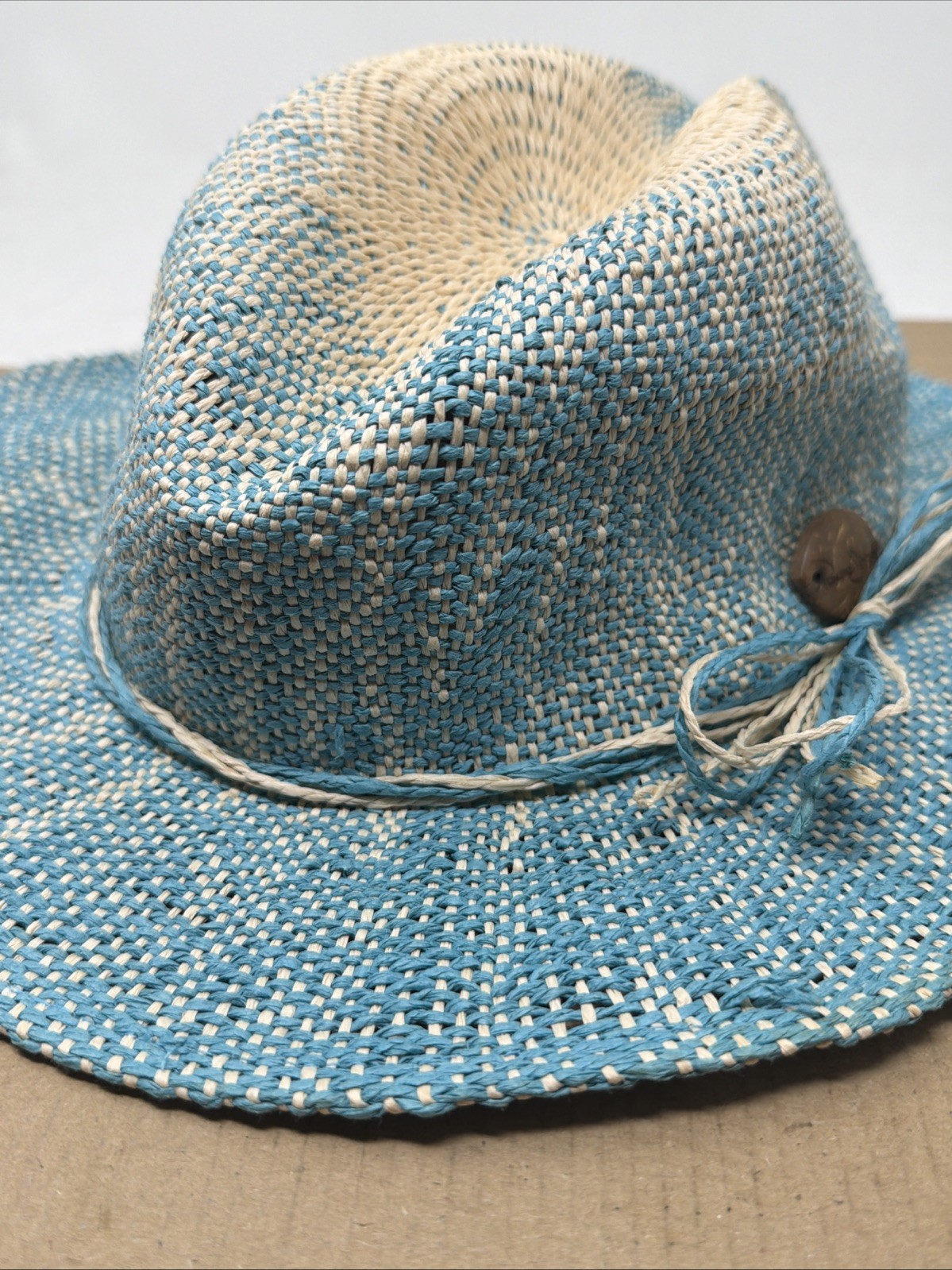 Vintage Panama Jack Blue One Size Sun Hat