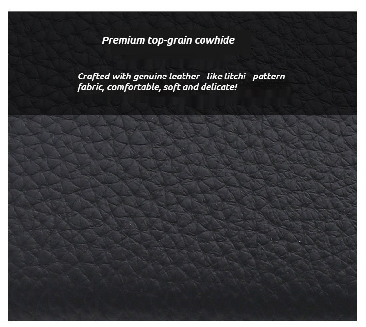 Accordion Style Leather Card Holder RFID Anti-Theft Card Case Coin Change Purse