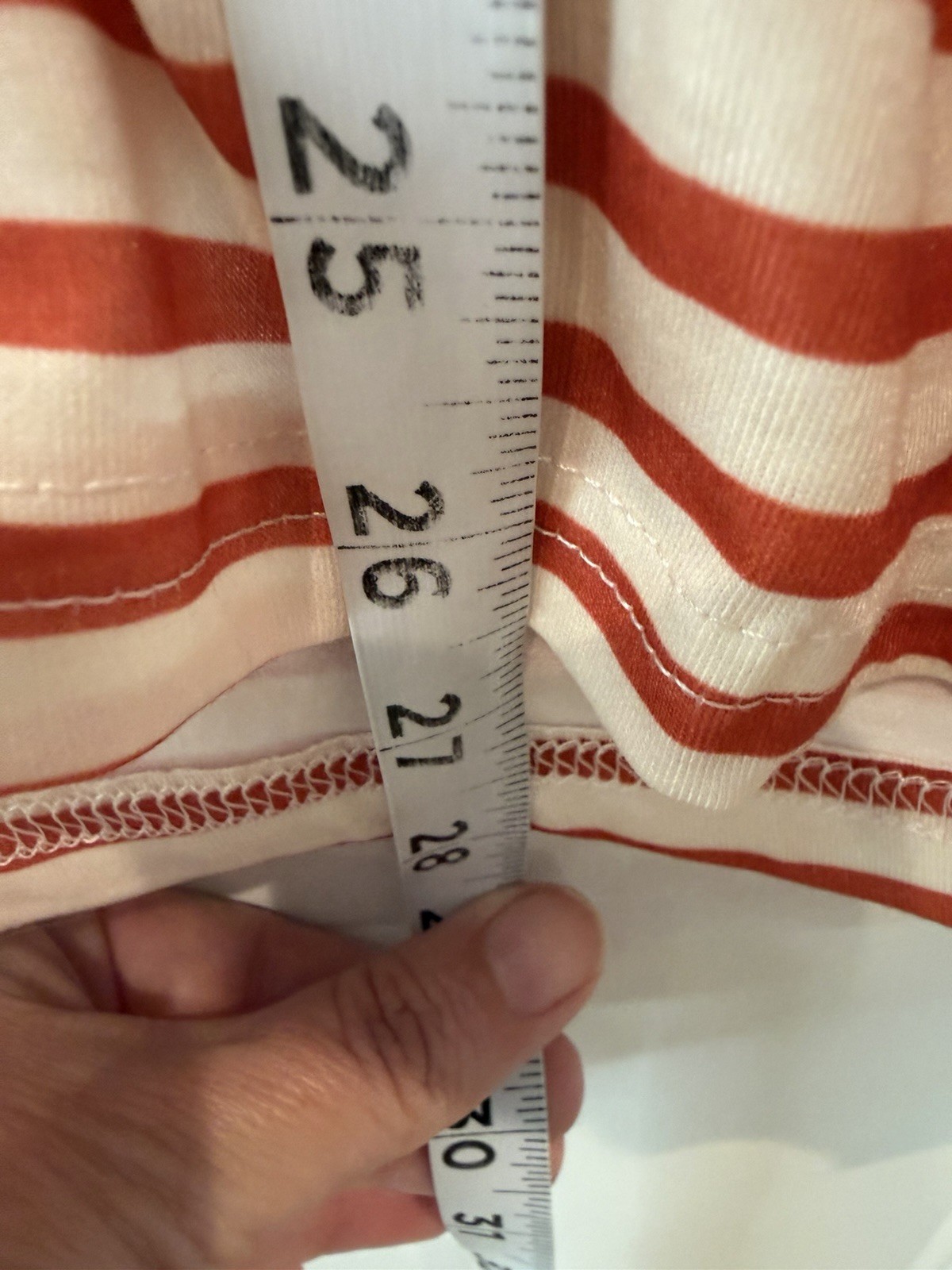 Striped Shirt With Pockets On The Chest Size Large Oversized