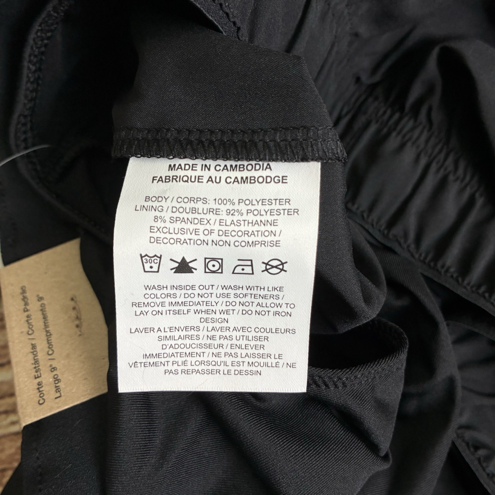 Nike Challenger Mens Running Shorts 9″ Brief Lined XL Extra Large Black DV9361