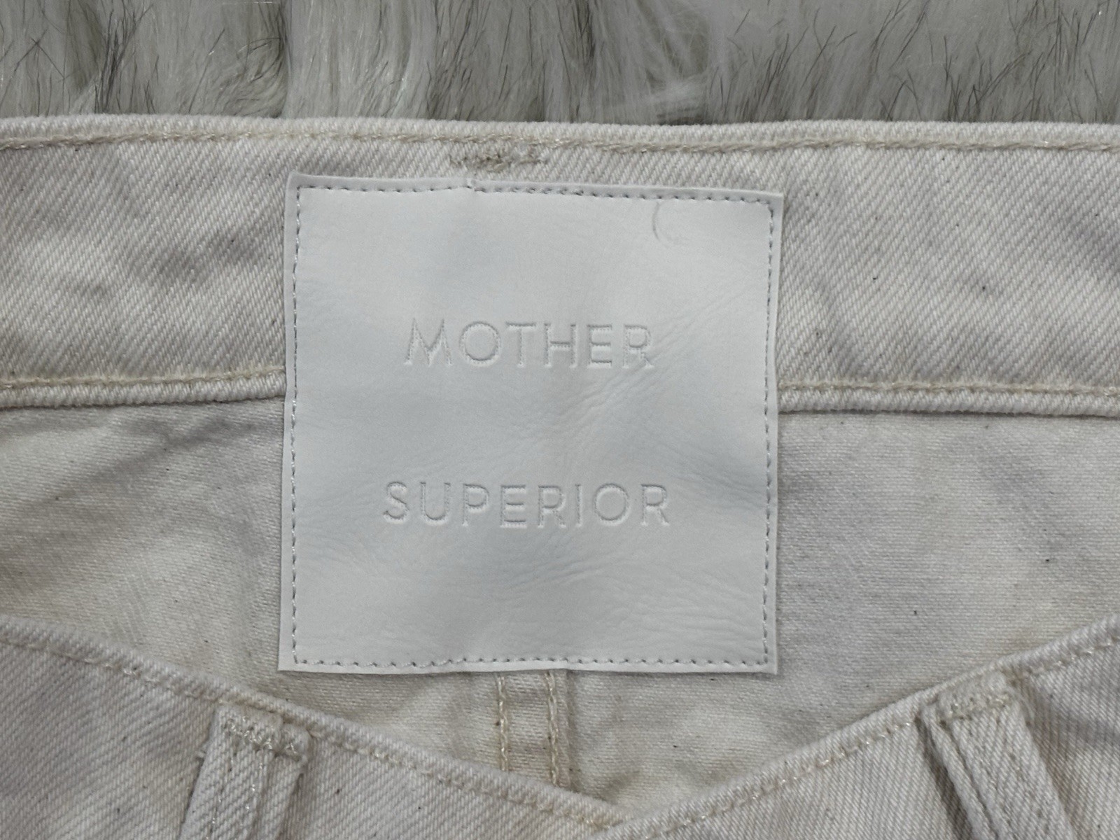 NWT MOTHER Dodger Fray Cut-Off Shorts Natural Selection Cream-colored SZ 27