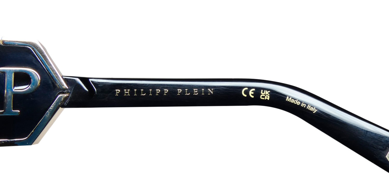 NEW PHILIPP PLEIN SPP092 PLEIN GLOOM SUNGLASSES 50-25-145 PLASTIC 0700 ITALY