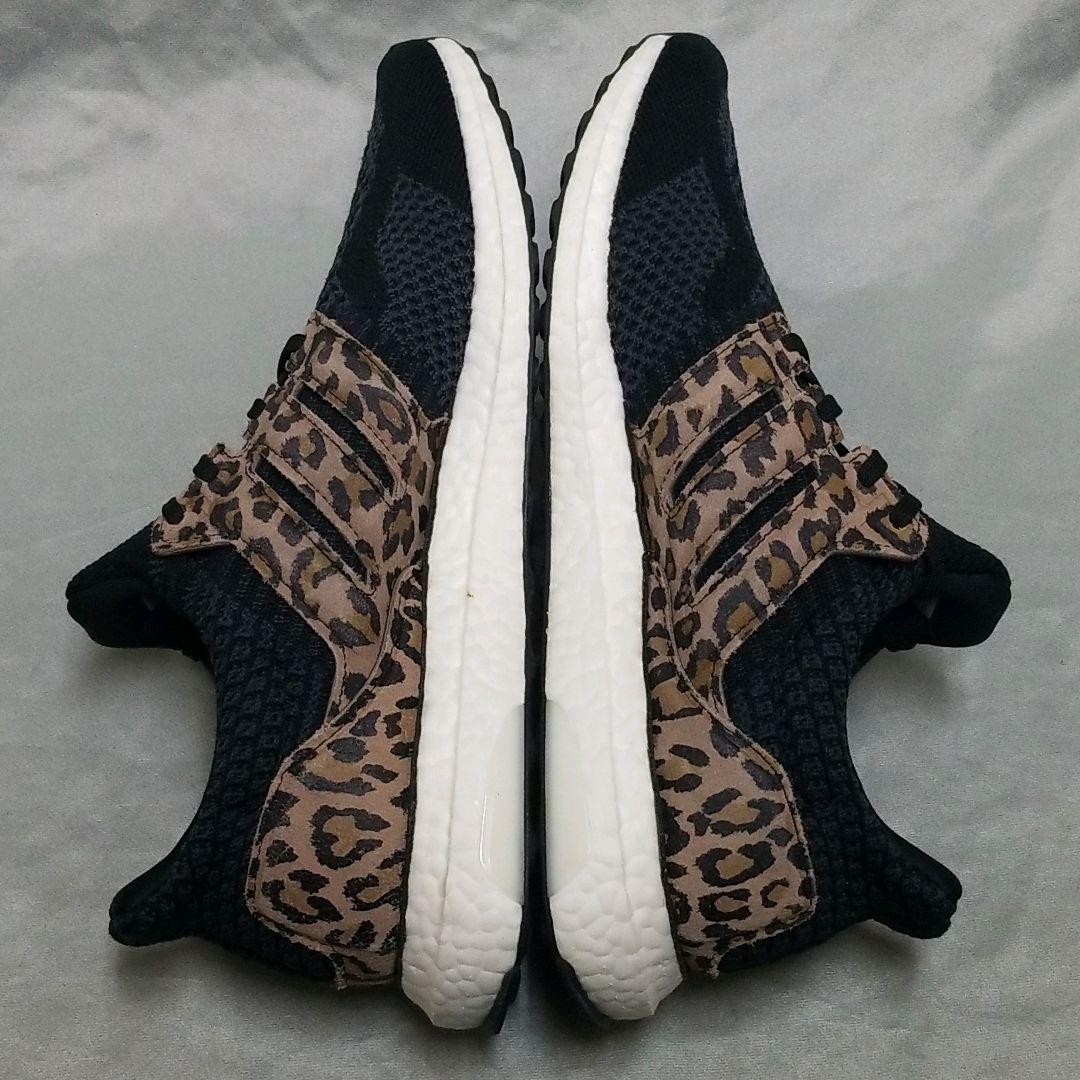 adidas Ultra Boost Leopard Running Shoes Black Brown Leopard