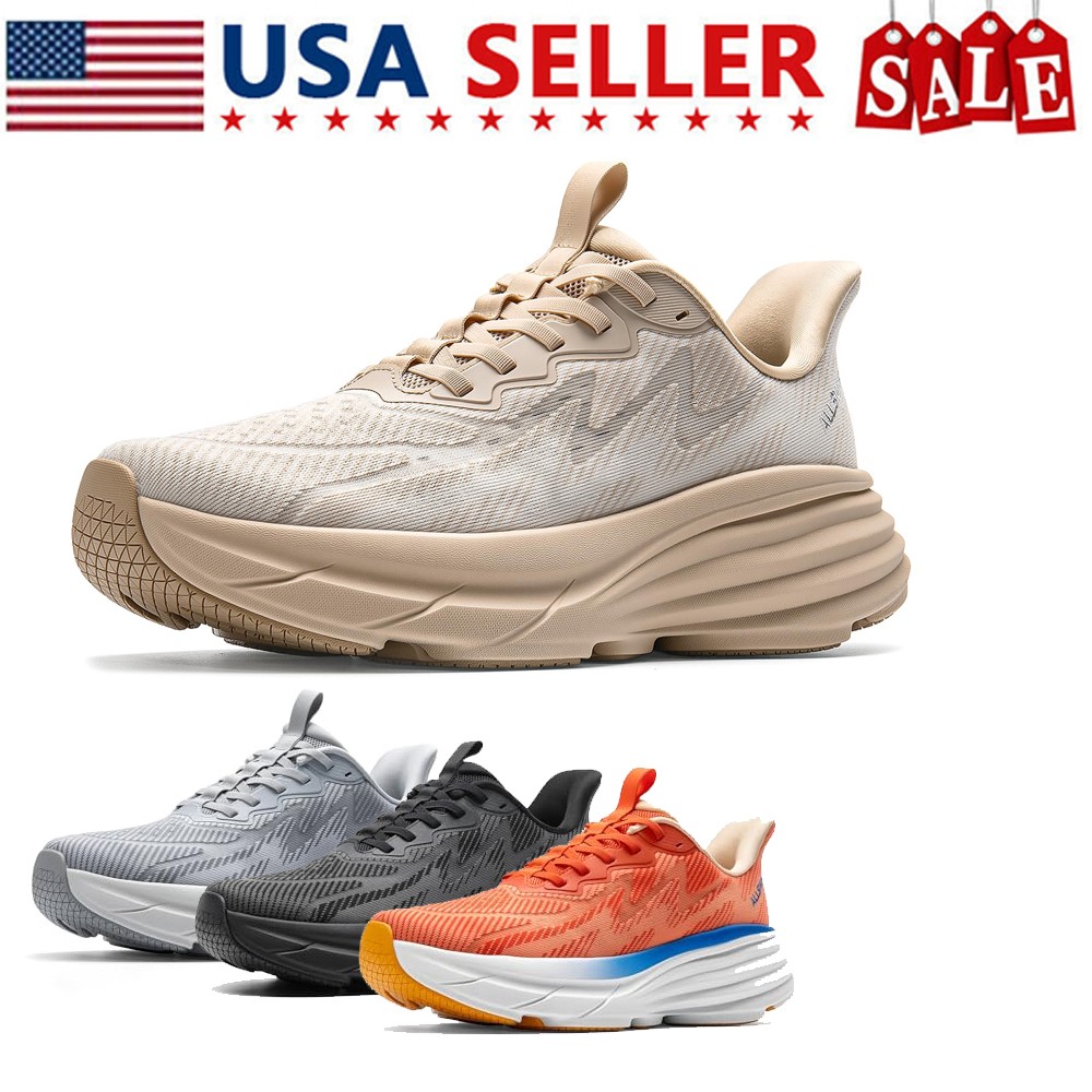 Men’s Slip On Walking Shoes Hands-Free Running Breathable Fashion Sneakers