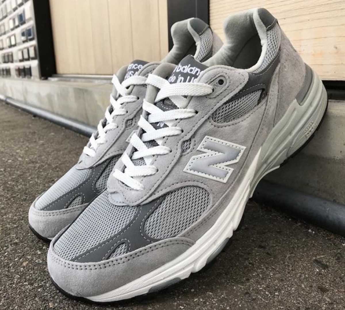 New Balance 993 ‘Grey White’ MR993GL Lifestyle Running Sneakers