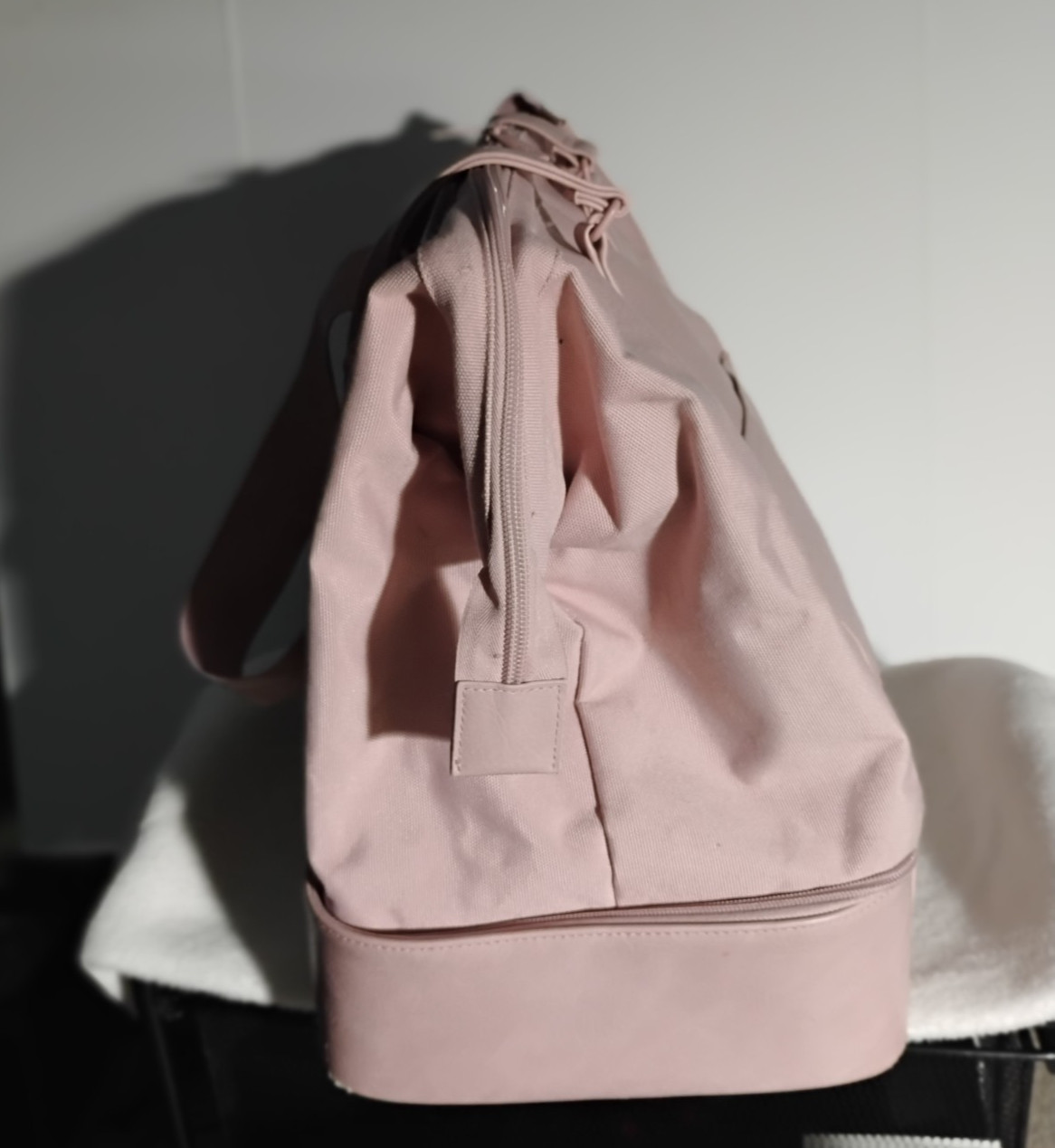 Beis XL (19″) Weekender Atlas Pink Canvas & Vegan Leather Bag