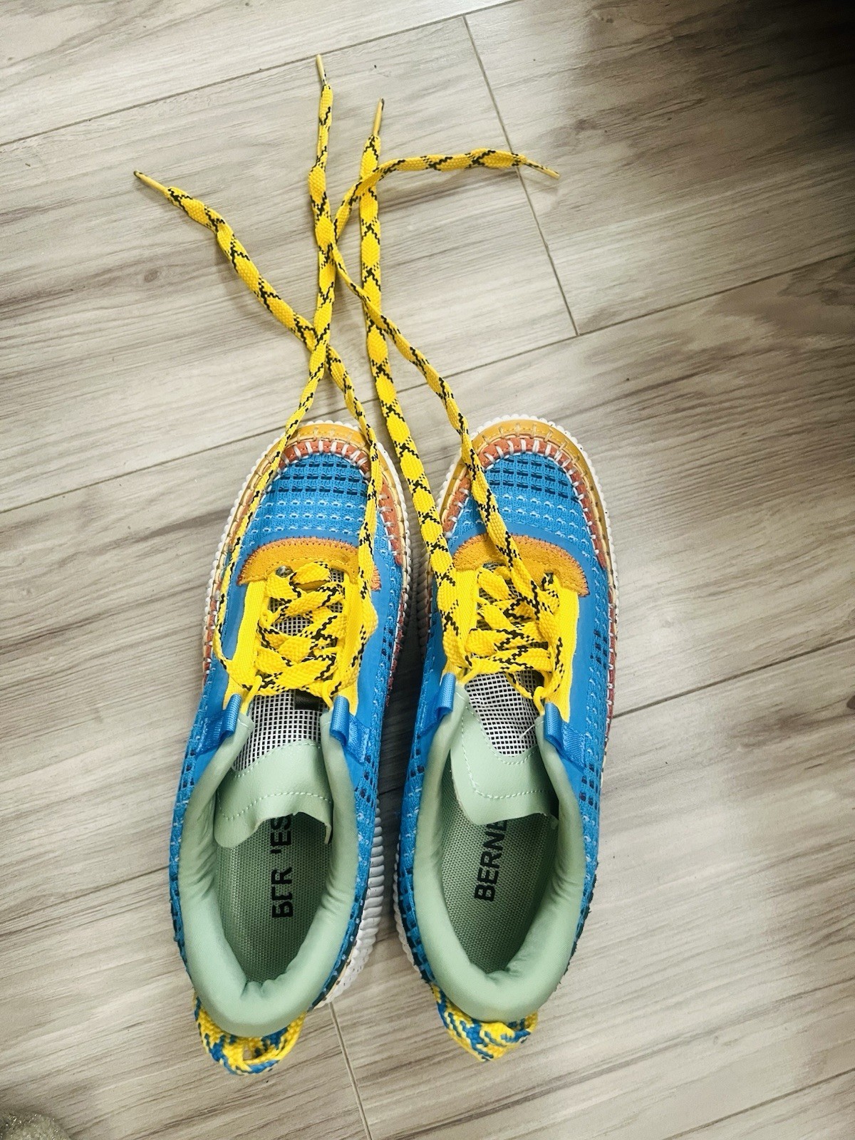 Berness Willow Blue Yellow Mustard Combo Multi Sneakers /8