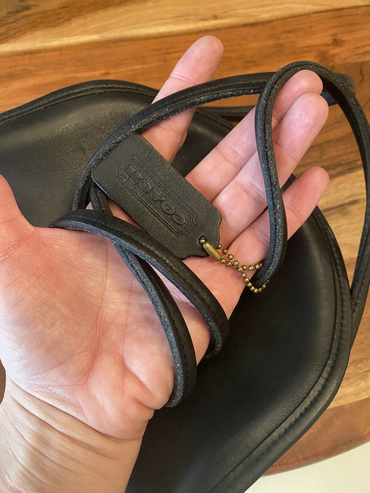 Vintage Coach Kimball Black 9911 Shoulder Crossbody Taco Moon Half Circle