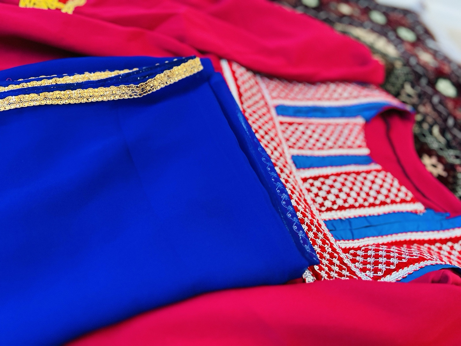 Afghan long maxi style kochi nikkah dress for women