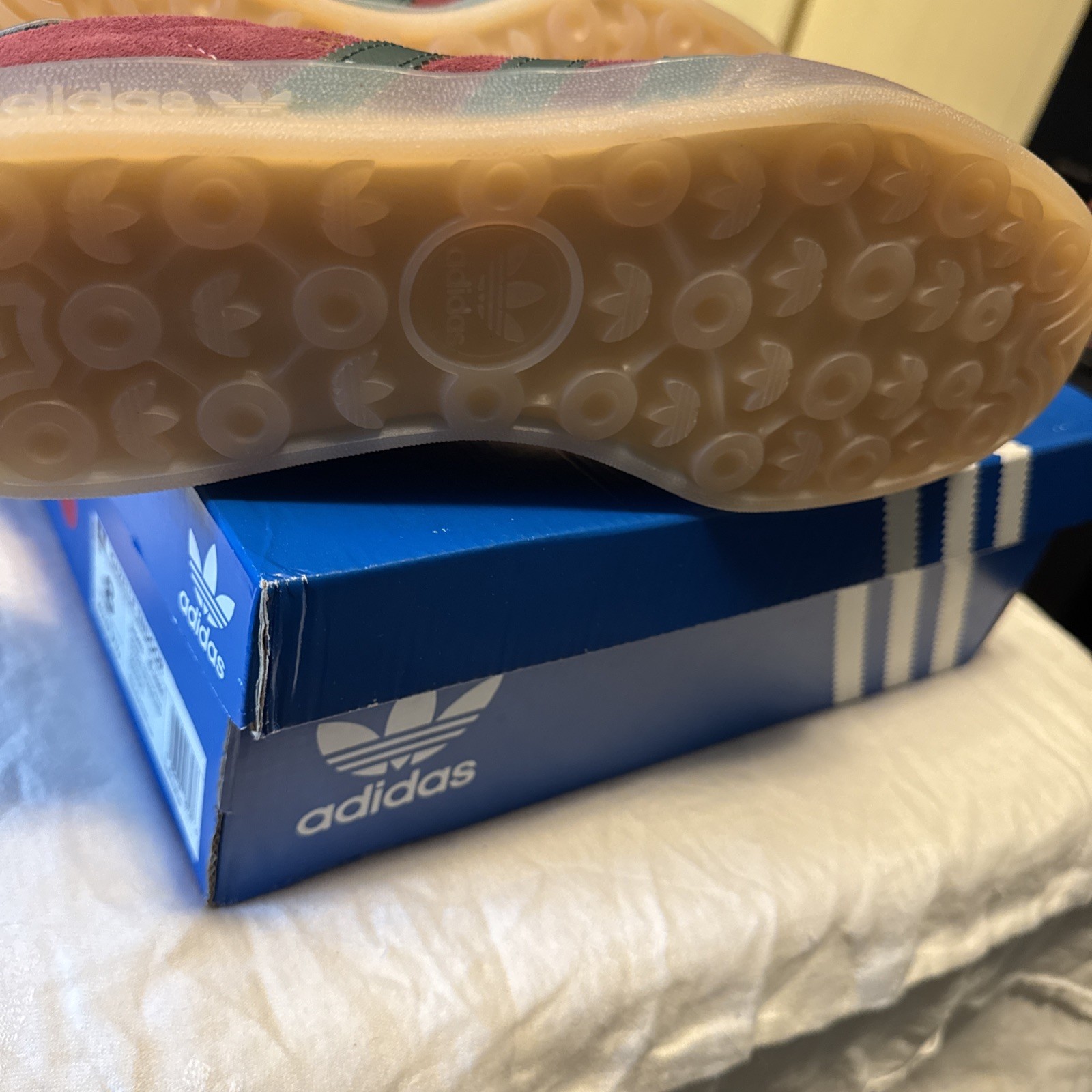 Size 8 – adidas Gazelle Indoor Shadow Red Green