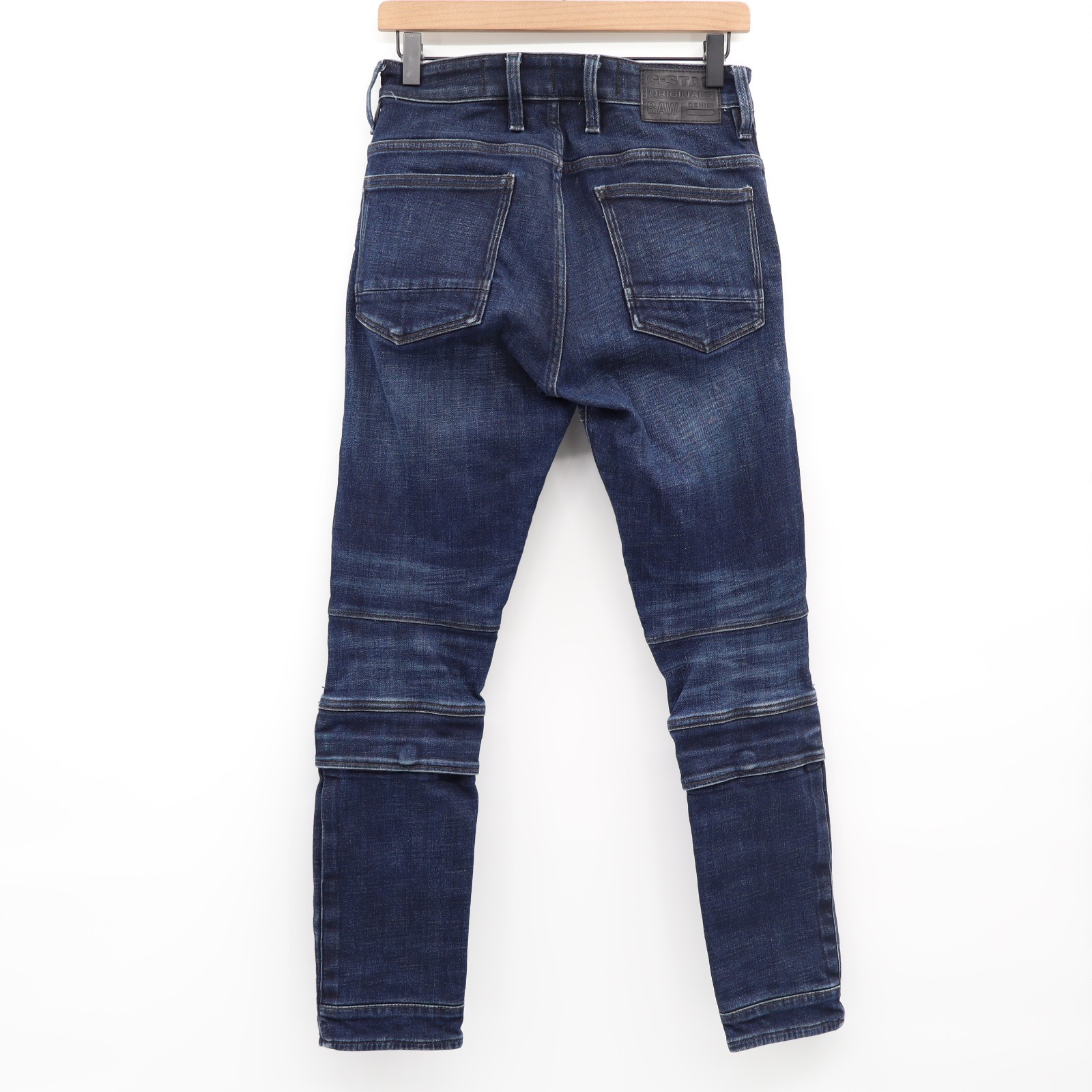 G-Star Raw 27×30 Men’s Airblaze 3D Skinny Jeans Double Knee Dark Navy