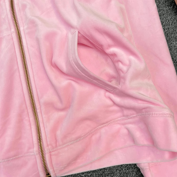 💗NEW💗Lilly Pulitzer Pink Jayla Velour Ruffle Zip-Up Jacket Pants SET XL XLarge