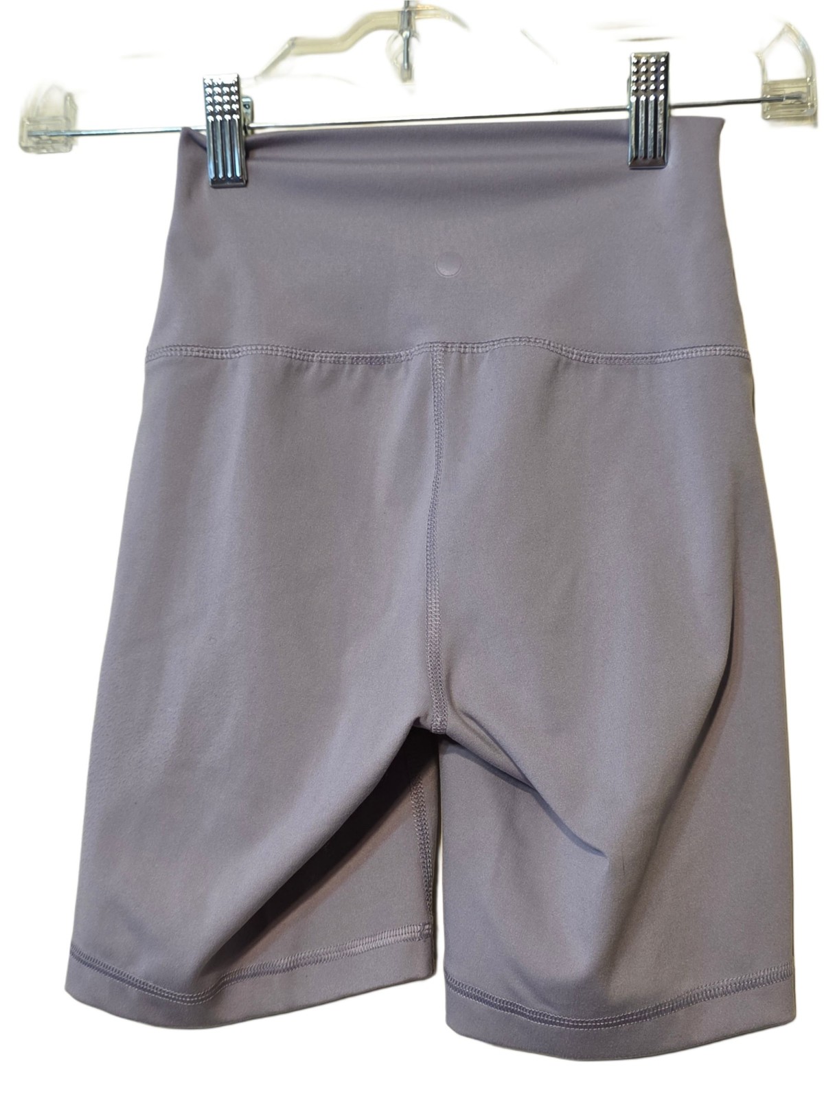 Yogalicious Lux Everyday 7″ Super High Rise Biker Shorts Women’s Lavender Gray