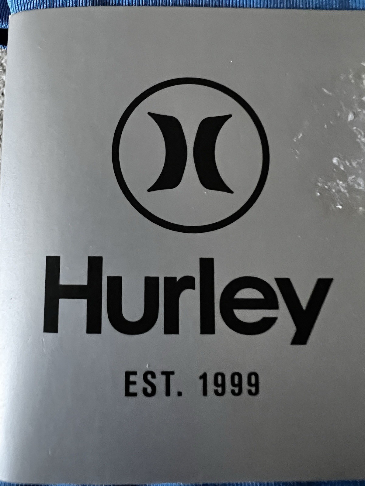 Hurley Men’s Hooded Long Sleeve UV Tee Shirt, Moisture Wicking Tagless Blue XXL