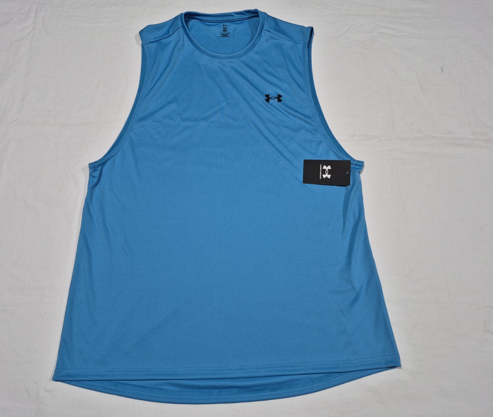 Under Armour Mens Velocity- Muscle Tank Heat Gear Loose 1327972-452 Blue