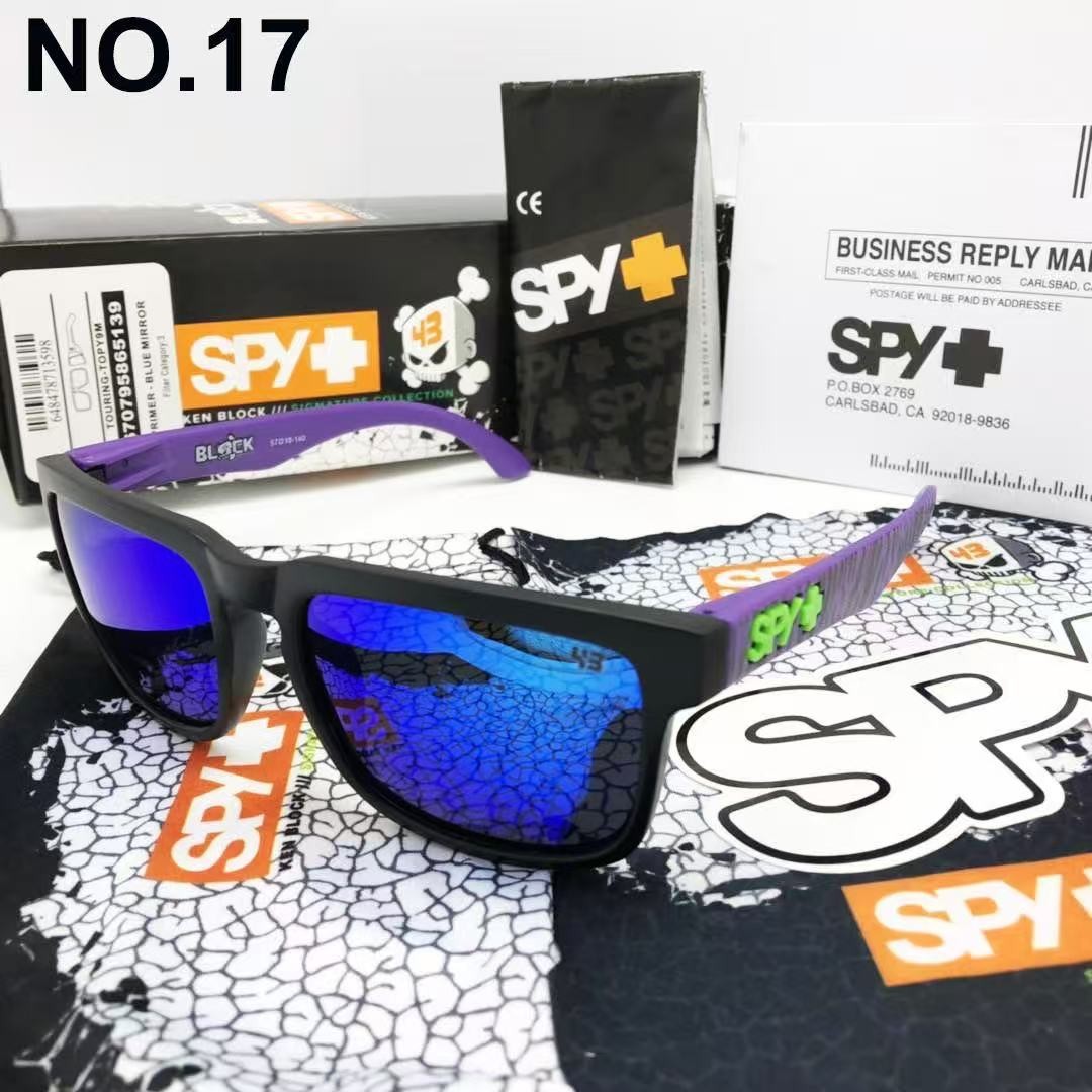 New Spy Polarized Sunglasses Men Classic Ken Block Unisex Square Original Box.