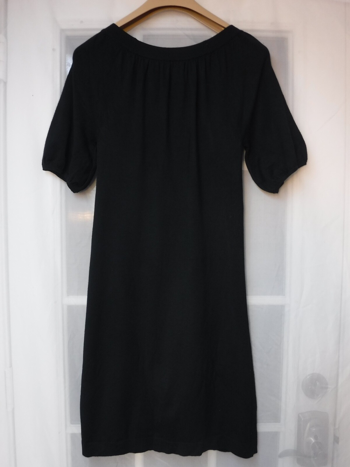Mossimo Black Rayon&Nylon Blend Scoop Neck Short Sleeve Dress Women S ~Great~
